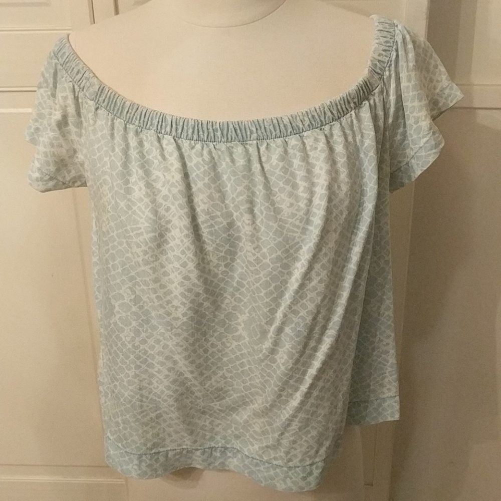 ✅Anthropologie Cloth & Stone Off the Shoulder Top